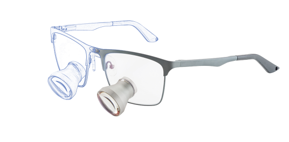 EyeZoom Adjustable Magnification Loupe, Dental and Surgical Loupe