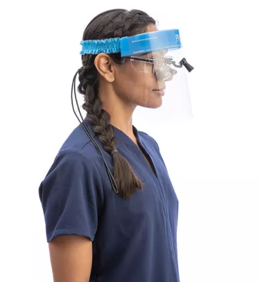 Fits Loupes. Best Dental Face Shield for Dentists and Hygienists. –  Ambience PPE